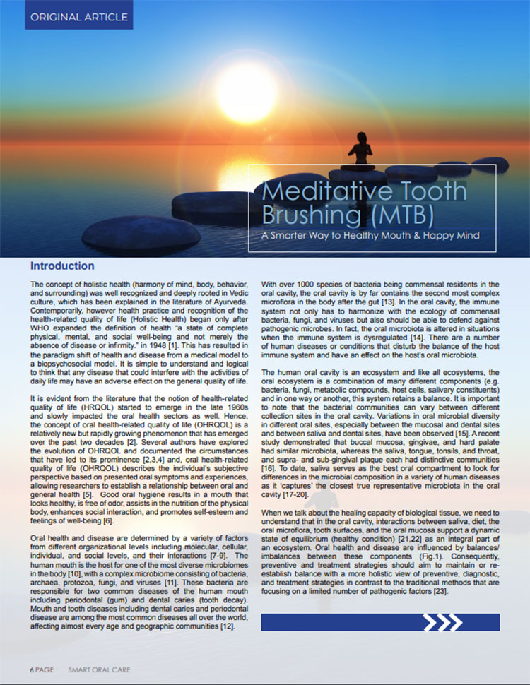 Meditative Tooth Brushing (MTB)